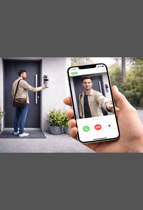 BALTER EVO-HD Video-Türsprechanlage mit FULL HD Kamera und Smartphone-App mit Bild